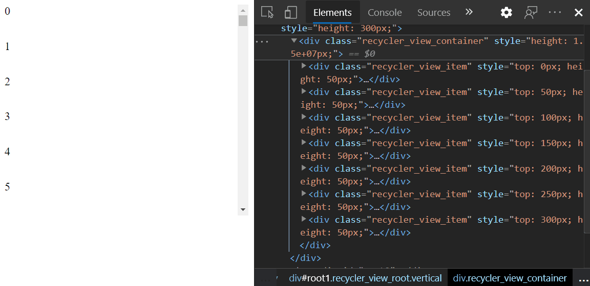 대규모 데이터도 느리지 않게, VanillaRecyclerView